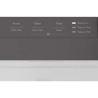 GE 15 Inch Under Ice Maker with Nugget Ice, 50lbs Daily Production, 26 Lbs. Capacity, Wi-Fi Connectivity, LED Lighting, Ice Scoop, Clean Reminder Light, and UL Listed: Panel Ready — thumbnail 3